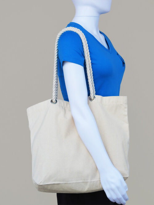 LeBarge Tote Bag Dolphin and Mermaid Front