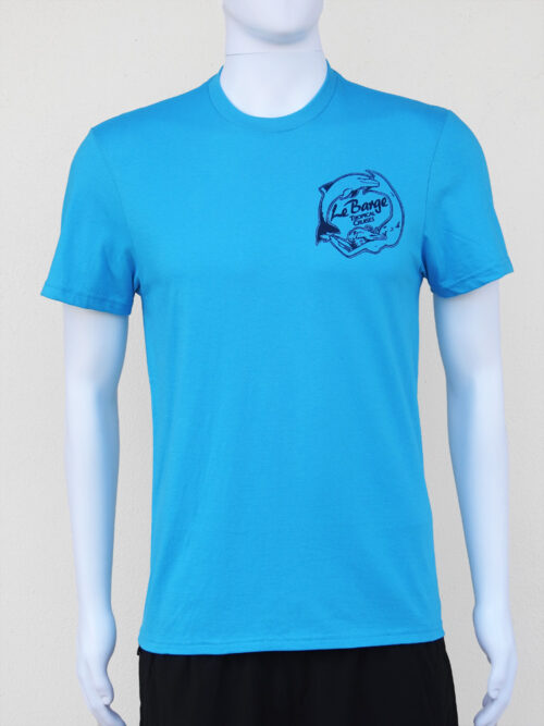 LeBarge Tropical Cruises Men's T-shirt Color Royal Blue Front