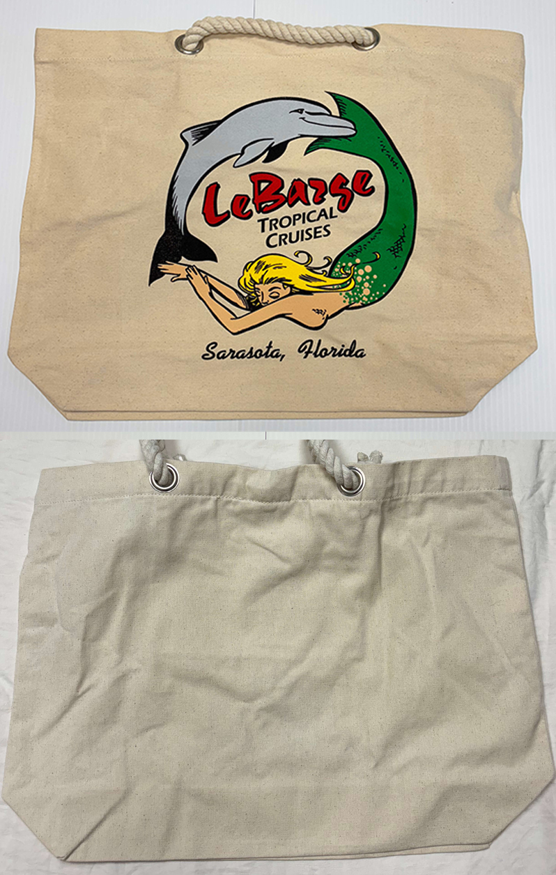 Tote Bag Dolphin and Mermaid - 1 Sided