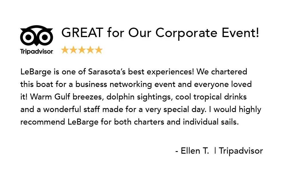 Testimonial about Corporate Event on LeBarge Tropical Cruises